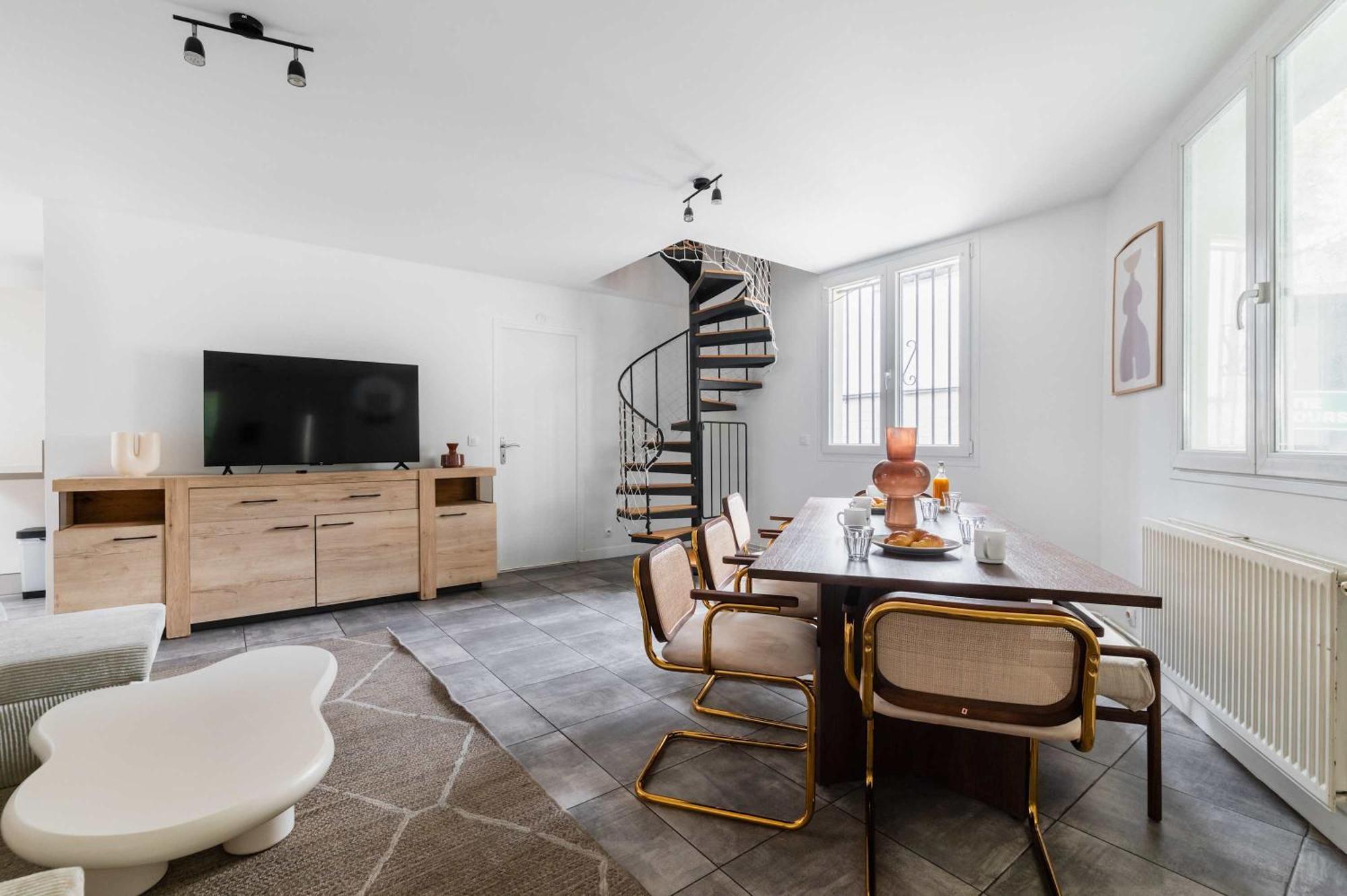 Villa Romainville Paris Pour 8 Personnes - Flat-Guest 외부 사진