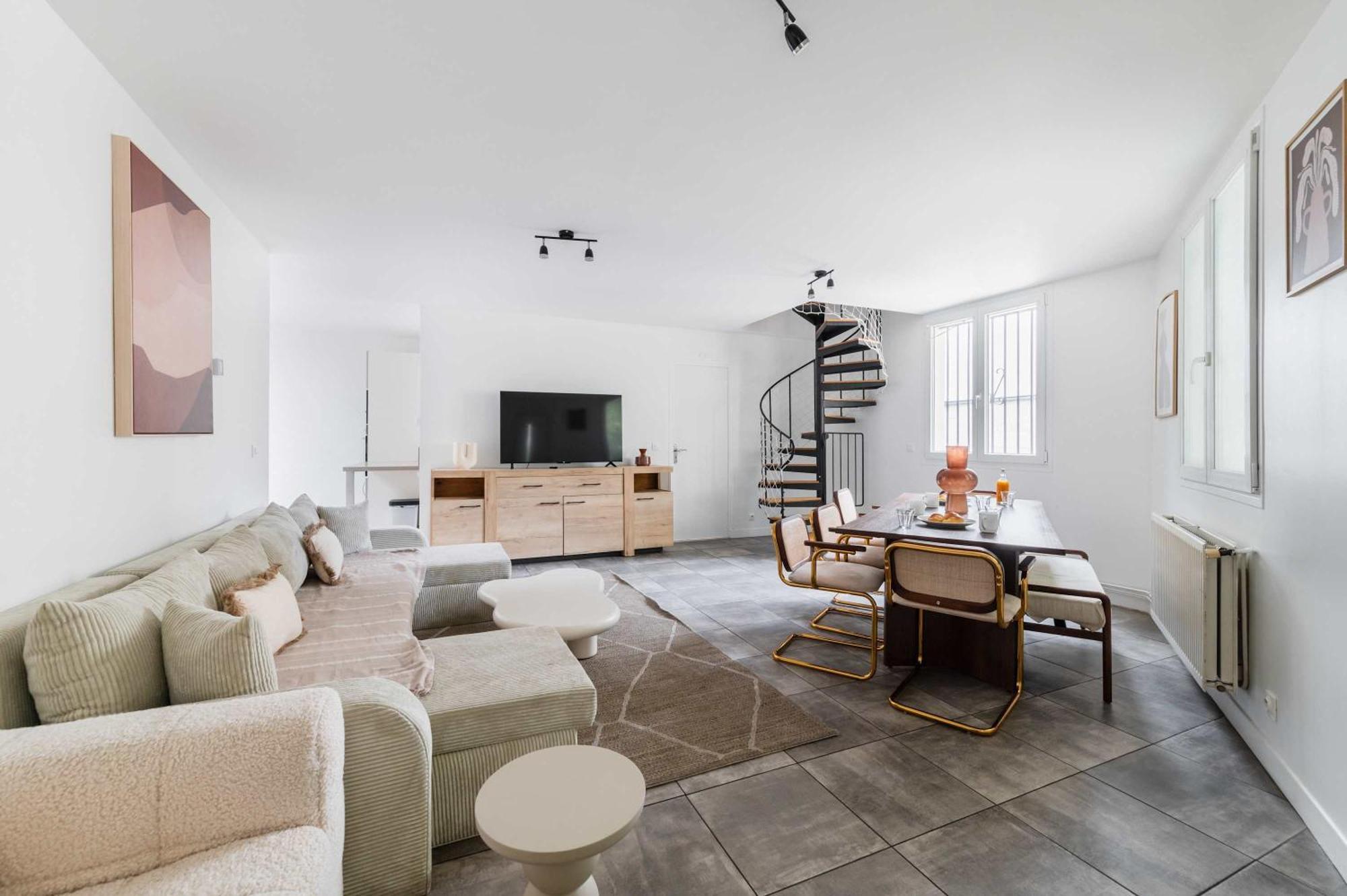 Villa Romainville Paris Pour 8 Personnes - Flat-Guest 외부 사진